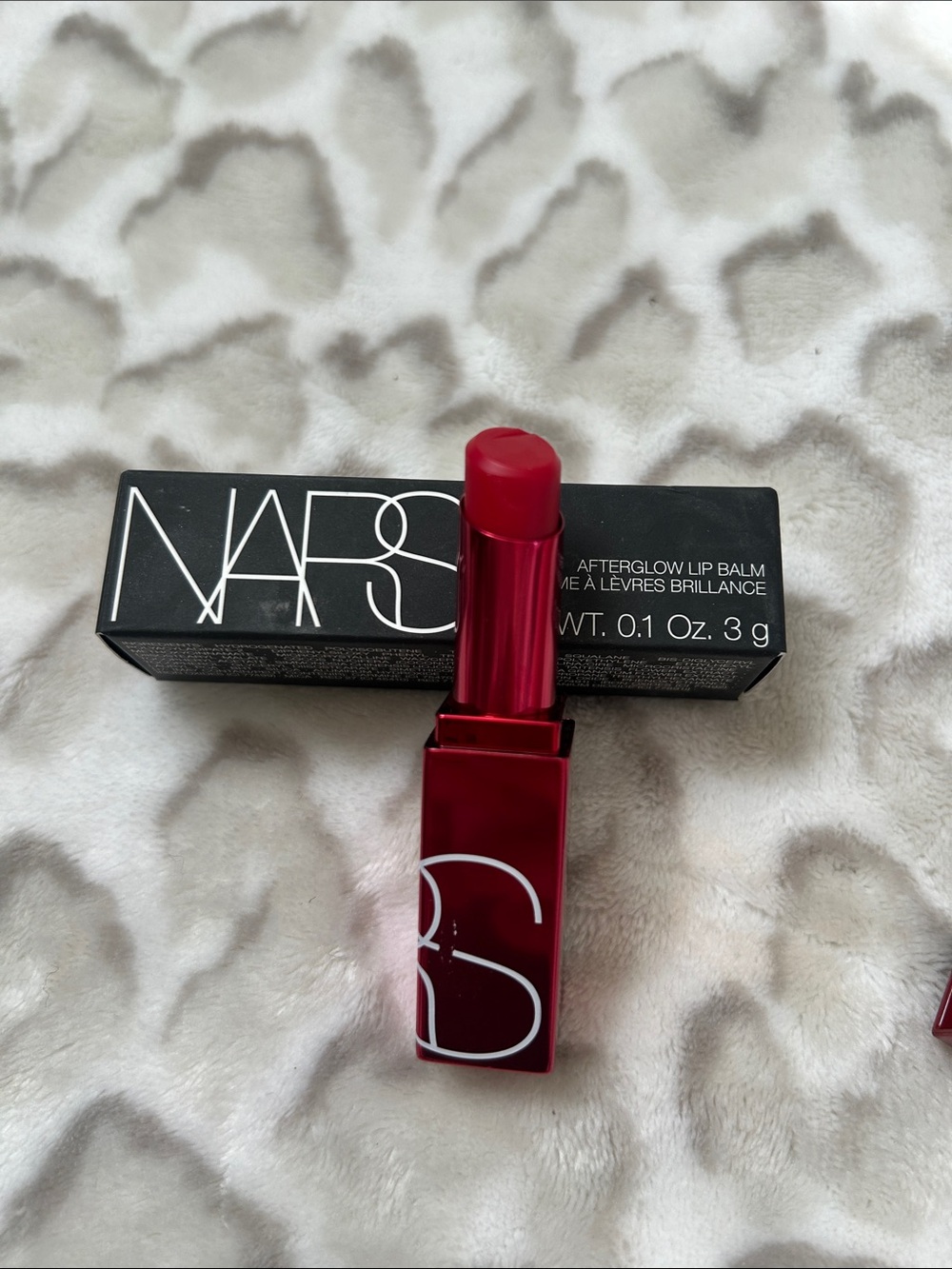 NARS Afterglow Lip Balm — Bright Red